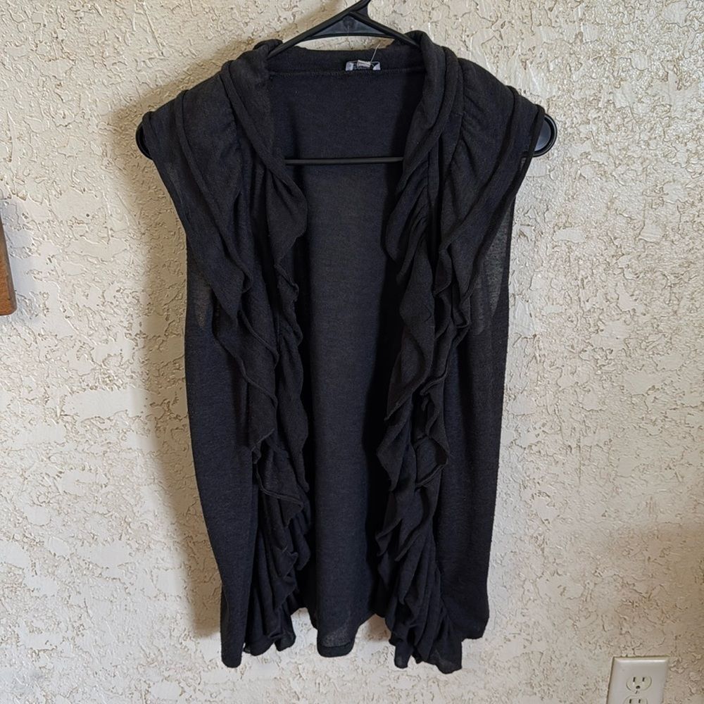 Charming Charlie Ruffle vest
